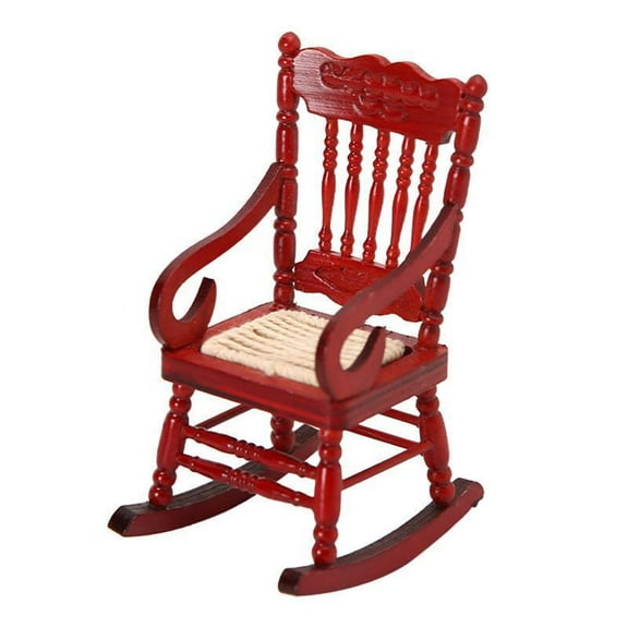 Миниатюрное Кресло-Г rocking Chair для Кукольного Дома