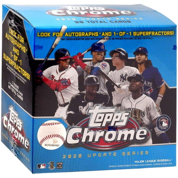 2020 Topps Chrome Update Series MLB Baseball Mega Box