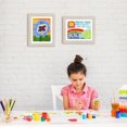 thumbnail image 4 of Americanflat 10x12.5 Kids Art Frame - Front Loading Picture Frame - Set of 2 - Use as 8.5x11 Frame with Mat or 10x12.5 Frame Without Mat - My Mini Masterpiece - Holds 100 Artworks - Light Wood, 4 of 8