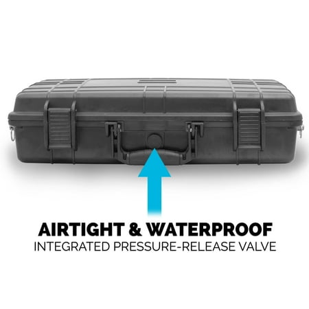 CASEMATIX - Waterproof Case for Starlink Mini Kit AC Dual Band Wi-Fi System, Kickstand and Accessories - Black