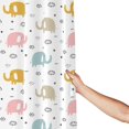 thumbnail image 3 of Sigee Little Elephant for Waterproof Fabric Shower Curtain 72" W x 72" H for Bathroom Shower Curtain, 3 of 5
