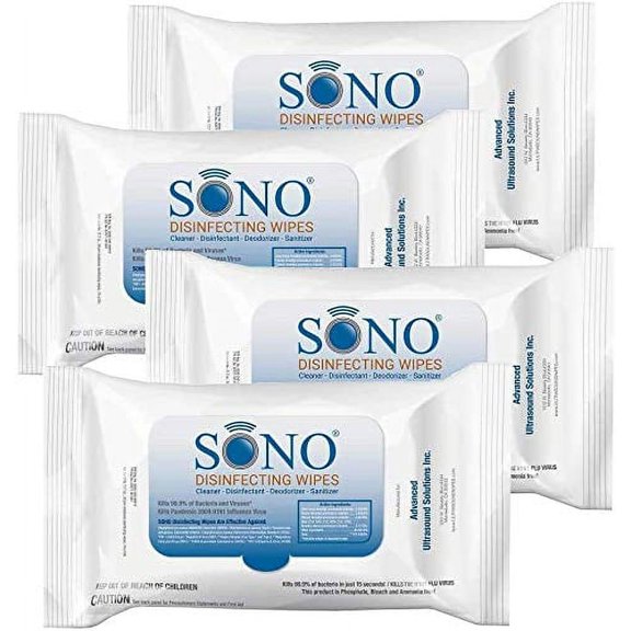 SONO Disinfecting Travel Wipes Pack of 3