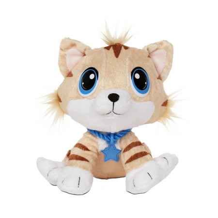 UPC: 0050743656392 | Rescue Tales Babies – Tabby Kitten Soft Cuddly Plush Pet Toy with Collar Tag Home Stickers Activities Ages 3+
