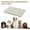 White, variant on Washable Dog Bed, Super Soft Fleece Pet Mat for Winter, Warm Cat and Dog Sleeping Pad for Crate or Floor, Reversible and Durable