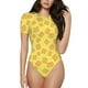 thumbnail image 1 of Balery Toast Body de cuello redondo de manga corta para mujer Tops de manga corta Tops básicos-Large, 1 of 7