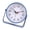 Royal Blue, variant on Decorative Metal Table Clock for Living Room Bedroom or Offices Space Timepiece