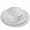 White Trend, variant on Trendables 60-Pack Combo Premium Disposable Plastic Dinnerware - Versa Design Includes: 20 x 10.25" Dinner Plates, 20 x 8" Salad Plates, 20 x 24 oz. Salad/Soup Bowls