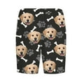 thumbnail image 4 of Xysaqa Big & Tall Men's Pajama Short Pants, Funny Dog Paw Printed Lounge Shorts for Women Plus Size Soft Elastic Waist Sleep Shorts 3X 4X 5X Summer Savings (Unisex), 4 of 8
