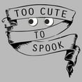 thumbnail image 2 of Junior's Lost Gods Halloween Too Cute to Spook  Graphic Tee Athletic Heather 2X Large, 2 of 3