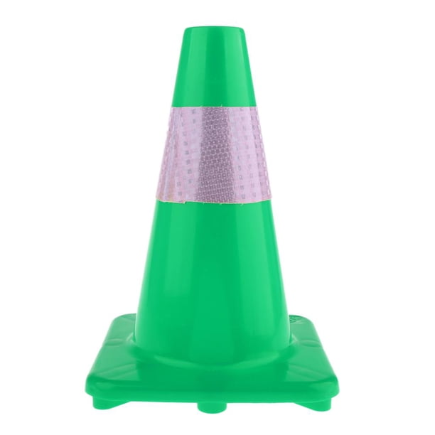 Conos de Tráfico de Plástico de 13 Pulgadas Perfecl Conos de Seguridad Reflectantes Verde