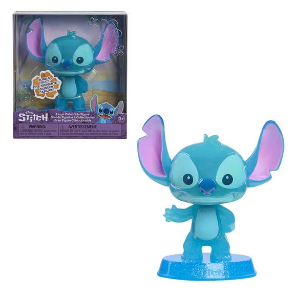 Disney Stitch Large Collectible Stitch Figure, 5-inch Collectible Bobblehead, Kids Ages 3 and Up