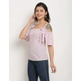 thumbnail image 3 of Rajnandini Women's Light Purple Western Top (ROLY07A-L), 3 of 5