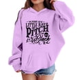 thumbnail image 2 of Zylarhe Halloween Sweatshirts for Kids Kids Hoodie Sweatshirt Print for Boys Cozy Graphic Pullover Playful Theme Purple 3-4 Years, 2 of 4