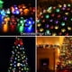 thumbnail image 5 of Cadena de luces solares para jardín al aire libre, luces LED con flores florecientes, impermeables, con energía solar, decoración para festivales, luces coloridas para fiestas, bodas,, 5 of 8