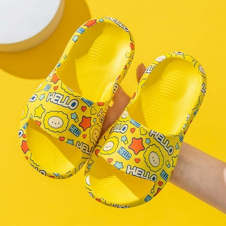

Meitianfacai Deals Toddler Boys Girls Beach Pool Slides Sandals House Slippers Kids Water Shoes Clearance Items