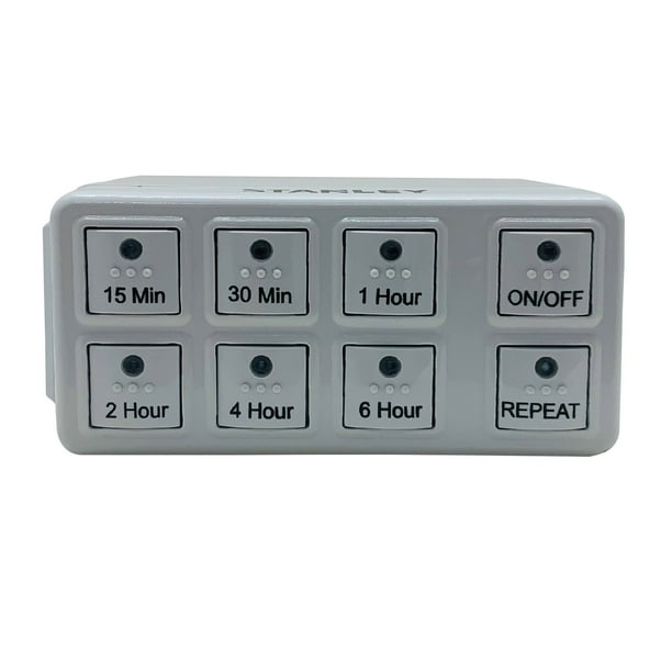 STANLEY W38428 Timermax 1Outlet 6Presets Digital Countdown Timer
