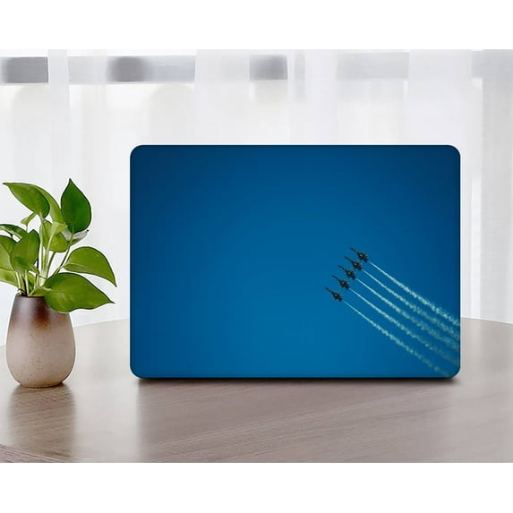 KSK KAISHEK Protective Case Hard Cover Only Compatible MacBook Pro 15 inchs 2016-2019 A1990 A1707 + Black Keyboard Cover, Blue series A 0638