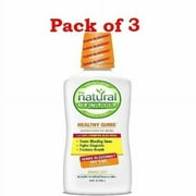 Natural Dentist Healthy Gums Daily Oral Rinse, Orange Zest, 16 Oz, 3-Pack