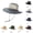 Army Green, variant on Unisex Solid Vintage Fisherman Hat,Outdoor Hiking Bucket Cap,Sun Protection Headwear with Adjustable Cord and Snap Fastener,Portable Hat for Beach Walking Camping Trip Gray