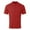 Red, variant on Men's Summer Casual Polo Shirt - Zippered Pocket Sport Poloshirt with Breathable Fabric