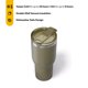 thumbnail image 3 of Vaso RTIC Essential de acero inoxidable, 1.18L, color oliva, 3 of 6