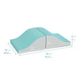 thumbnail image 2 of ECR4Kids SoftZone Junior Mix n' Match Ramp 360 Degree Climber, Beginner Playset, Seafoam, 2-Pack, 2 of 9