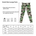 thumbnail image 6 of COEQINE Camo Green Grey Black Girls Athletic Leggings Kids Stretchy Dance Workout Running Yoga Pants for Girls, for 10-11 Years Kids Girls, 6 of 7