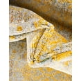 thumbnail image 4 of Unique Loom Baracoa Collection Area Rug - Prado (8' 4" x 10' Rectangle Yellow/Ivory), 4 of 7