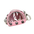 thumbnail image 3 of Bolsa de transporte para hámster, ardilla pequeña, bolso de mano para viaje, ratones, mascotas pequeñas, ratas, bolso de hombro, jaula de transporte Rosa, 3 of 8