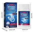thumbnail image 4 of 100pcs Retainer Cleaner Tablets Effortlessly Seeps Into Pores And Cleanse Them, 4 of 5