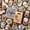 Coffee Shop, variant on Mini Scrapbooks Laptop Stickers, 46PCS Boxed Flowers Decorative Stickers for Scrapbooking Suitcase Junk Journaling Planners Laptops Phone Case Crafts
