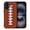 Football Pattern, variant on WIRESTER Shockproof Soft Rubber Cover Case for Apple iPhone 16 Plus 6.7" 2024, Blue Anchor Wood