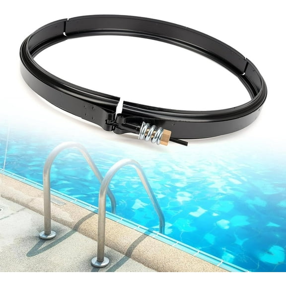 190003 Tension Control Clamp Kit Replacement Pool and Spa Filter ,Black