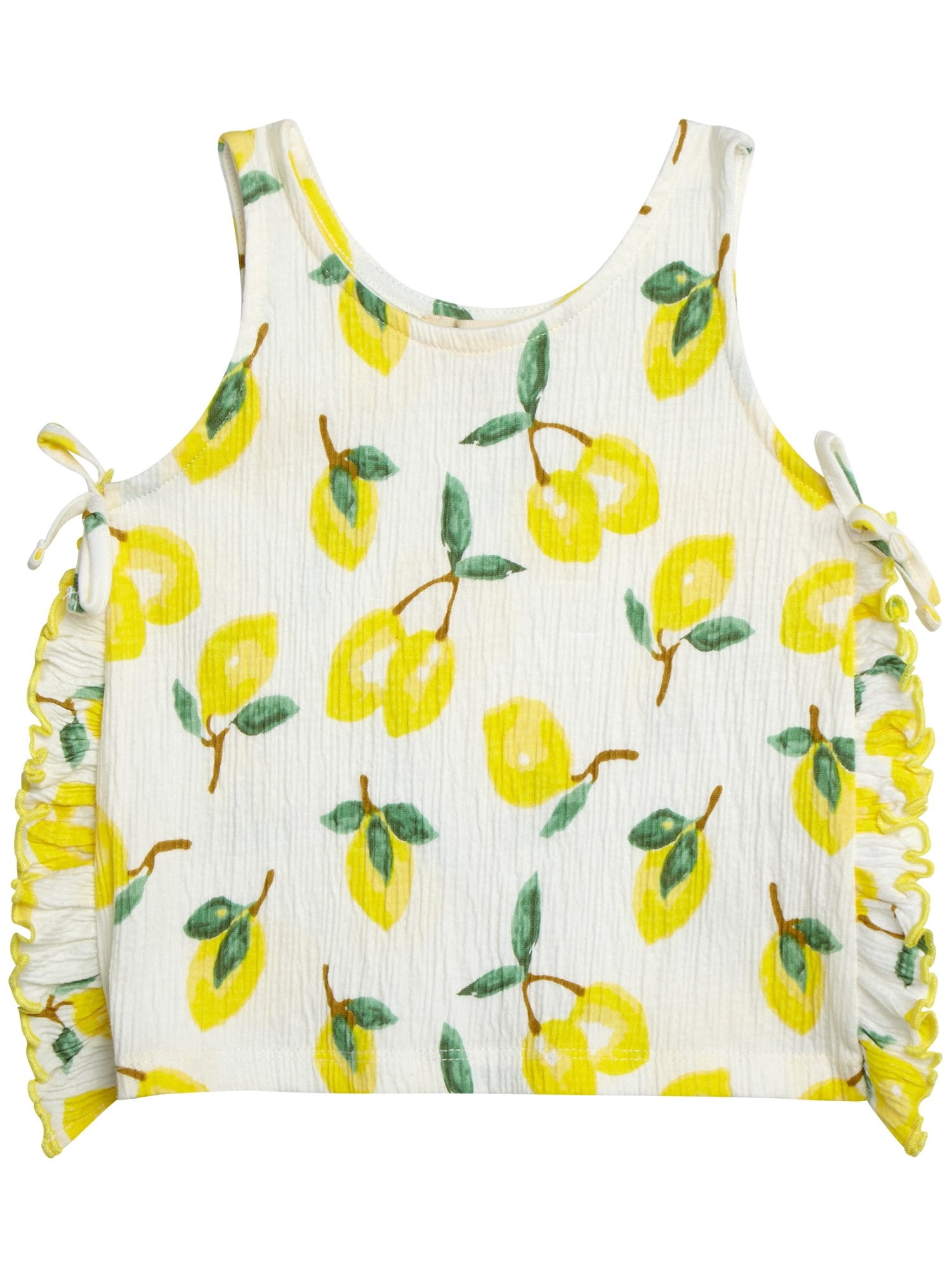 Jessica Simpson Toddler Girls' Ruffle Tank Top and Shorts Set, 2-Piece, Sizes 12M-24M