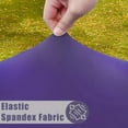 thumbnail image 6 of Polyester Blend Tablecloth | Elegant Semi-Drop Design with Wrinkle Resistant & Machine Washable | Solid Color Stretch Fabric for Wedding, Birthday, Restaurant Events (90x132 Inch), 6 of 9