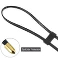 thumbnail image 4 of Uxcell 2Pack 85.5cm/33.7" PU Leather Drawstring Pull String Purse Strap for Bucket Bag, Black, 4 of 5