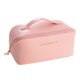 thumbnail image 1 of Bolso del maquillaje que viaja, bolso cosmético del viaje de la capacidad grande, bolso cosmético portátil del cuero de la PU, 1 of 6