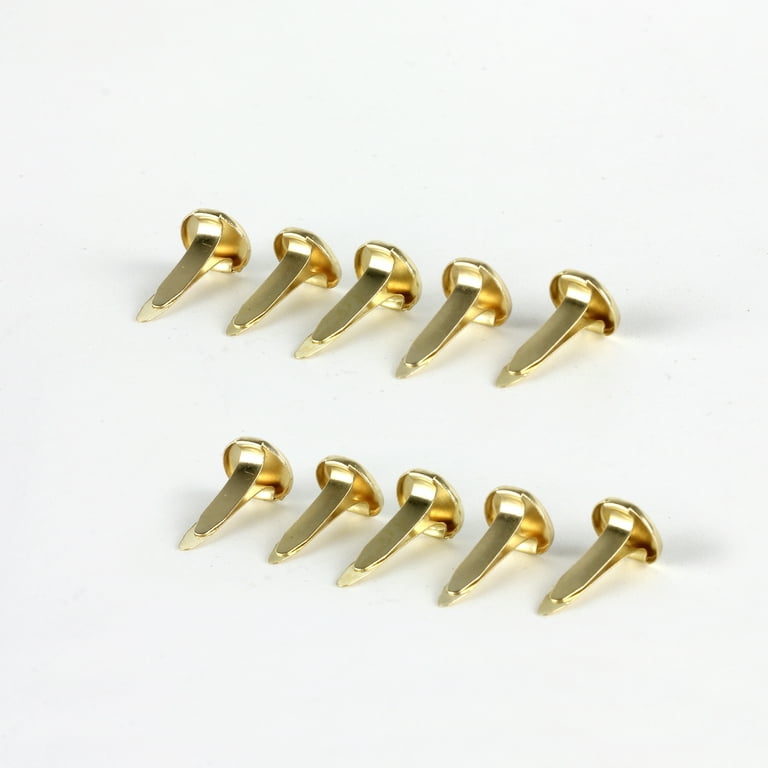 Brass Fasteners, 1 1/2 Length, Pack Of 60 - Zerbee