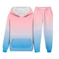 thumbnail image 6 of Nskgu Hoodie Sweatsuit Set for Boys Girls 2 Piece Hooded Sweatshirt Jogger Sweatpants Tracksuit Kids Athletic Tie Dye Outfits, 6 of 6