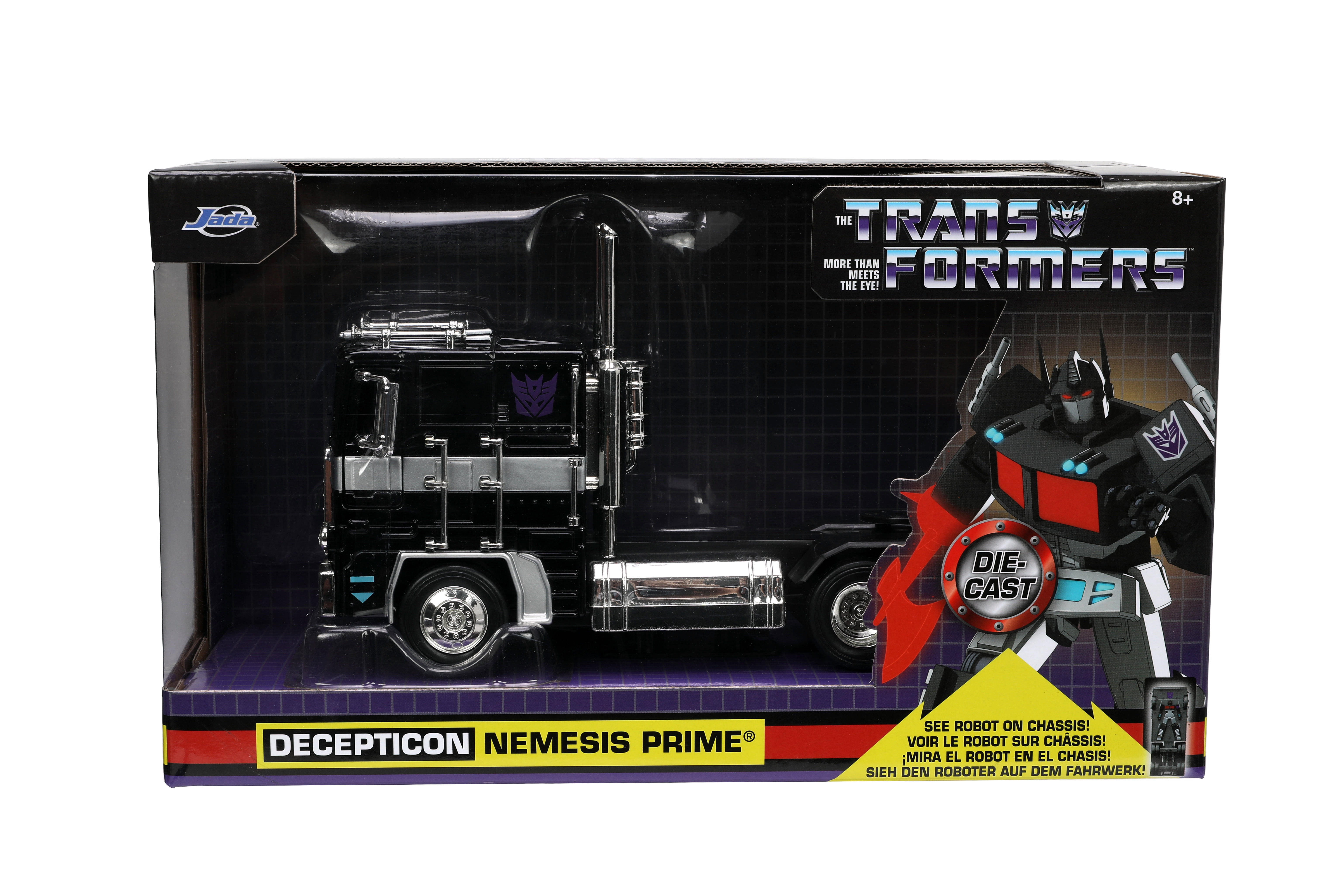 トランスフォーマー　メネシスプライム　リアルタイプ　ダイキャスト　1/24 Jada Transformers: Decepticon Nemesis Prime with Robot, 1/24