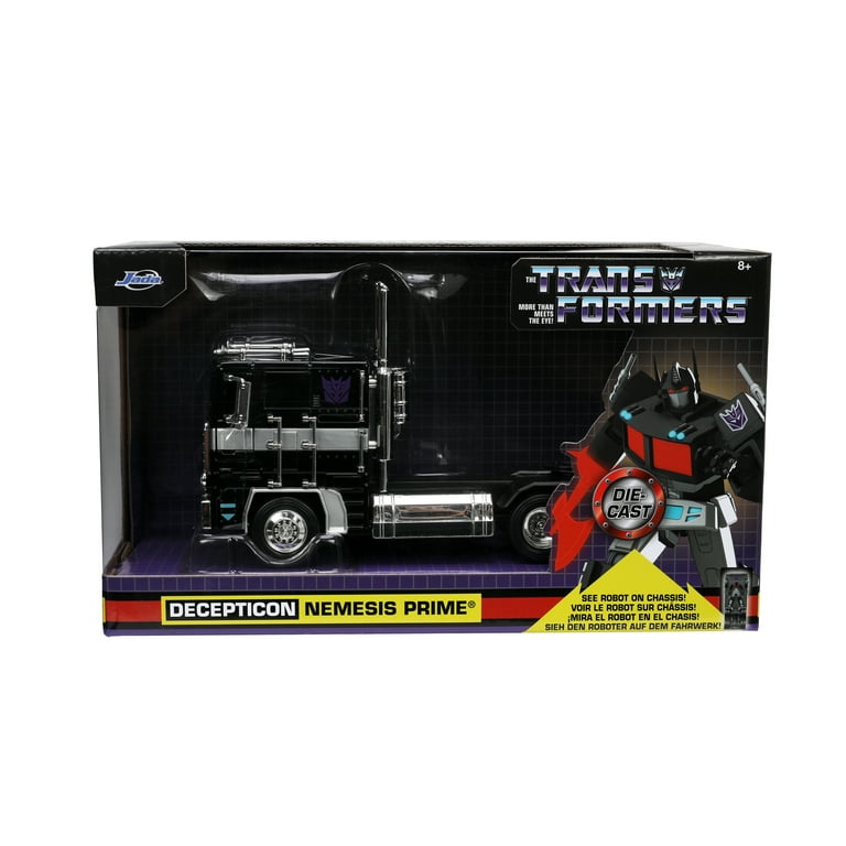 jada toys トランスフォーマー ネメシスプライム　1/24 Jada Transformers: Decepticon Nemesis Prime with Robot, 1/24