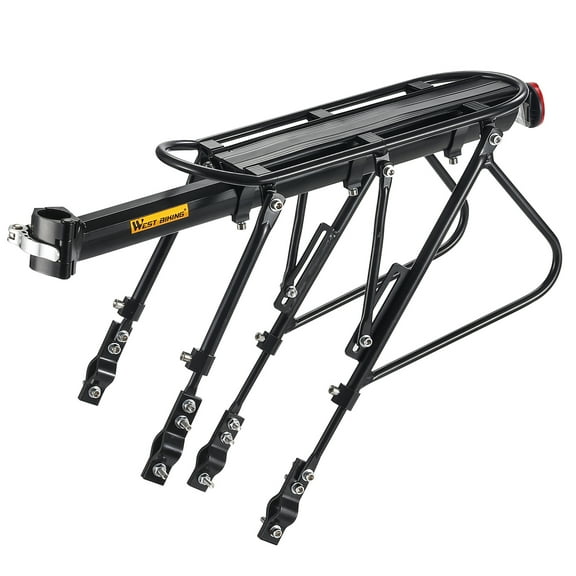 West Biking Bike Cargo Rack, 310LB Solid Bearings Adjustable Bicycle Luggage Rack