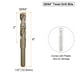 thumbnail image 2 of Brocas de Twist Uxcell 39/64", Broca de Acero de Alta Velocidad M35 para Metal, 2 of 6