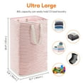 thumbnail image 4 of Lifewit Large Laundry Hamper Large Collapsible Laundry Baskets, Freestanding Waterproof Hamper Pink, 4 of 10