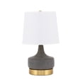 thumbnail image 2 of Elégant Decor TL3051BR Verve 1 Lampe de Table en Laiton Léger, 2 of 4