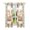 Capybara Animal and Plant, variant on Sheer Curtains 2 Panels Set Grommet Drapes Window Treatments Light Filtering for Bedroom Living Room W42 x L63 Love Heart with Roses