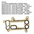 thumbnail image 5 of Oil Filter Housing Seal Gasket Kit 11427802114 Replacement for 1 Series E81 02/2006?12/2011, 5 of 5