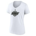 thumbnail image 2 of Women's White Los Angeles Kings Alternate Logo V-Neck T-Shirt, 2 of 3