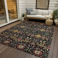 thumbnail image 6 of Addison Rugs Chantille Indoor/Outdoor Transitional Global Black Washable Rectangle Rug, 10' x 14', 6 of 6