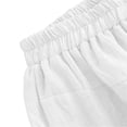 thumbnail image 5 of Women's High Waisted Pleated Skirt Casual Daily Wear Solid Color Flowy A-Line Midi Skirt for Work Office Business Travel Essentials for Women | Aestivo,White L, 5 of 9